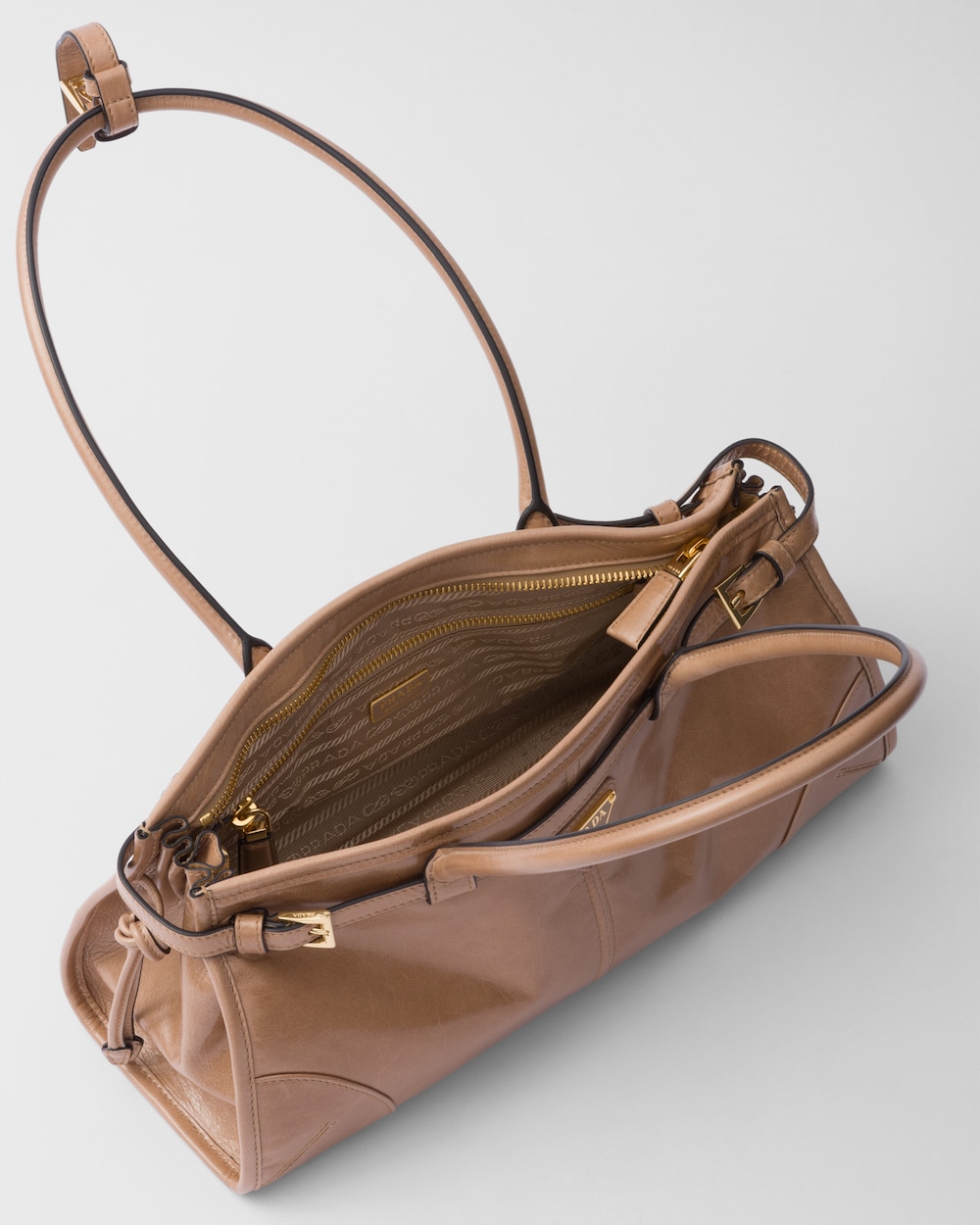 Prada Bonnie Medium Leather Handbag - Image 5